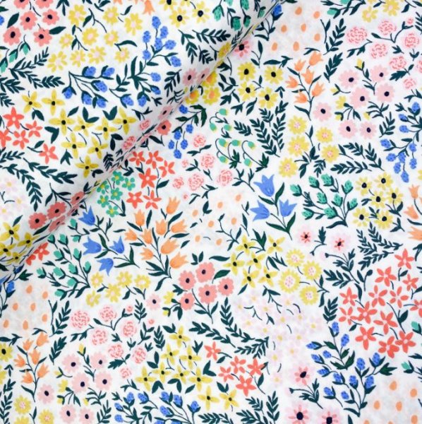 Bio Baumwoll Satin - Meadow - Wildflower - Cloud9 Fabrics